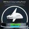 Mice Attack Shark X6 PAW3395 Bluetooth MouseTri-Mode ConnectionRGB Touch Magnetic Charging BaseMacro Gaming Mouse S25211