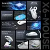 Mice Attack Shark X6 PAW3395 Bluetooth MouseTri-Mode ConnectionRGB Touch Magnetic Charging BaseMacro Gaming Mouse S25211