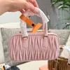 Women Designer Handbags Tote Bags Chick Yellow Fashion Brown Maillard Soft Leather Luxury Ladies Bowling Totes Crossbody Bag