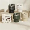 400ml Thermal Cup 304 Stainless Steel Double Layer Insulated Water Office Milk Coffee Mug Student Portable Sealed Tumbler