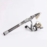 1.5m / 5 feet UL power fast action carbon spinning fishing rod solid tip  casting trout rod super light short Children woman rod
