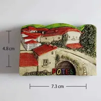 Magnete Frigorifero Nara Giappone 3D - Souvenir Di Viaggio, Regalo Decorativo Per Casa E Cucina (6x6 Cm) - 3
