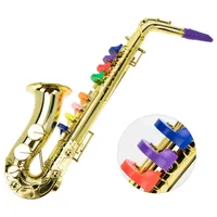 Saxophone Jouet pour Enfants Saxophone 8 Notes en Plastique avec