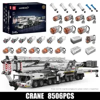 Mould King Camion Gru LTM 11200 – 8506 Pezzi, Telecomando Bluetooth, Braccio Estensibile 160 Cm