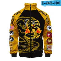 Sudadera Cobra Kai Con Cremallera