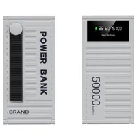 Trswyop Power Bank 26800mAh, 25W PD+QC4.0 USB C Batteria Esterna con 2 Cavi Integrati Ricarica Veloce, 5 uscite Caricatore Portatile Compatibile con Apple Watch, iPhone Samsung Galaxy Android Huawei