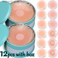 4Pcs Silicone Nipple Cover Reusable Women Breast Petals Lift