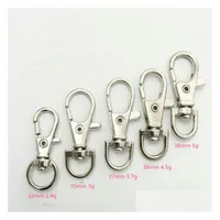 Colorful Metal Swivel Clasp Lanyard Snap Hooks Set Of 10 For DIY Trinkets,  Lobster Clasp Keychain, And Jewelry Making From Likegrace, $3.89