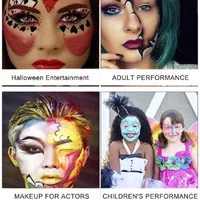 Body face Paint kit Fluorescent Party Halloween eye make up party