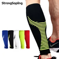 2Pcs Pair Cycling Running Leg Compression Sleeves Calf Non-Slip Breathable Gym Yoga Tennis Football Shin Guards Sports Equipment277W