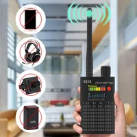 Anti-Wireless RF Signal Detector Set GPS Camera Signal Detector for Camera GSM CDMA Listening Device GPS Radar Radio Scanner PQ618290D