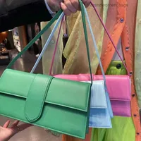 Дизайнеры сумочка сумки для плеча кожа несколько методов спины пальмовые паттерны длинная версия Grand Bambino Plain Sumbags Subaxillary Bag Brandwomensbags Bags