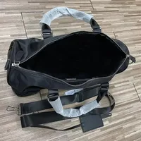 Dropship Black Outdoor Sports Travel Bags Large Capacity Handbag Crossbody Duffel Bag with Strap 45CM257v