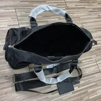 Dropship Black Outdoor Sports Travel Bags Large Capacity Handbag Crossbody Duffel Bag with Strap 45CM239Z