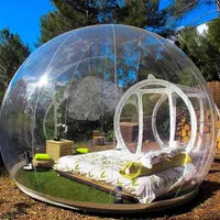 Aeor Fan Inflatable Bubble House 3m 4m 5m DIA Outdoor Bubble Barr