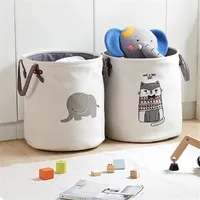 Folding Laundry Basket Sorter Hamper Dirty Clothes Home Washing Basket Cartoon Sundries Handle Bag Baby Toys Storage Organizer T200224343s
