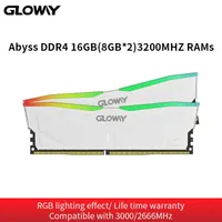 Gloway DDR4 RGB RAM Memoria Ram ddr4 3200mhz 3600MHZ Abyss series white 16GB desktop memory