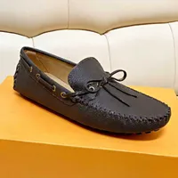 2022 Arizona Moccasin Mens Lvxnba Loafer Shoes Black Brown Suede Lock Lock Lofers Designer Shoilers Flat Disual Shoes with Box 306