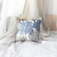 Chair Covers Fashion Decorative Car Home Decor Colorful Printed Throw Sofa Double Sided Office Living Room Pillowcase Pillow Cover Linen