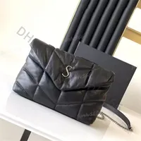 Ontwerpers Hot-verkopen vierkante vet Loulou-kettingzak Real Leather Dames grote capaciteit schoudertassen hoogwaardige gewatteerde kruislichaamsportels envelop tas handtassen
