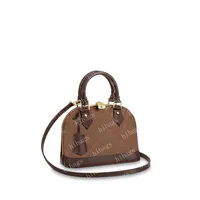 2022 shoulder bag shell bags Crossbody Handbags Women brown flower leather 41221 53152 2 size BB 23 5 17 5 11 5cm PM 32 25 16cm #L317A