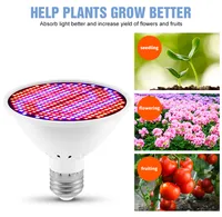 LED E27 Grow Light Full Spectrum växthus LED -odlingsljus för inomhushydroponik Plant glödlampa 126 200 300 lysdioder Phyto Lamp