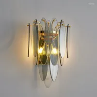 Vägglampor modern lampa ljus lyxdesigner el villa vardagsrum dekorativt gång sovrum sovrum