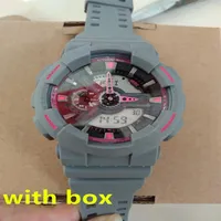 Water Proof Fashion Watches Men Women Women Sports Digital LED Designer Autolight imperm￩able GA100 ￉tudiant Marque Military Watch with Box255L