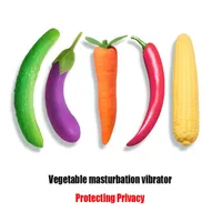 Beauty Items Vegetable Vibrator sexy Toy for Women G-Spot Vagina Clitoris Stimulator Massage Female Masturbator Product Protecting Privacy