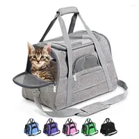 Capas de assento de carro de cachorro Bola de animais de estimação macia portátil Straddle Bag Cat e viaje com o zíper de segurança de travamento