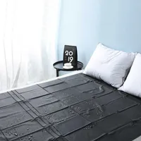 Skönhetsartiklar Vattentäta vuxna sängkläder PVC Vinyl Madrass Cover Allergy Relief Bed Hypoallergenic Game Sexiga leksaker för par