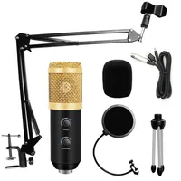 Microphones Microfono de estudio echo bm 800 con usb condensador para ordenador youtube grabacion soporte bm-800 micro novedad281f