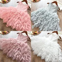 Princess Girls Dress Clothes Children Clothing Summer Party tutu Kids Dresses for Girls Toddler Casual Dress 3 8T304A