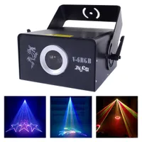 2W RGB Red600mW Green500mW Blue1000mW DPSS Laser Lights Outdoor 25Kpps Projector Lamp Stable Lines 34CH DMX Controller Party Disco Ball DJ Show Stage Lighting V-6RGB