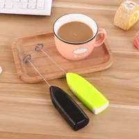 Haushalte Handheld Food Scale Electric Eggemilder Milchschläger kreativer Mini Edelstahl Kaffee Tee Mixer
