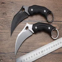 MIKER karambit scorpion tactical Combat claw knife outdoor camping survival knives Fixed blade hunting knives self defense tool249k