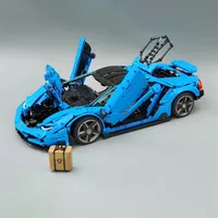 MOC Block C61041 High-Tech Series Blue Supercar Racing Car 3842pcs Building Blocks Bricks Education Toys Gift For Child MOC-39933262J