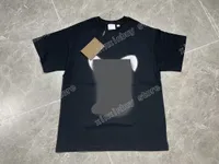 Xinxinbuy Men Designer Tee T Shirt Paris Rabbit Big Letters Print Jacquard Short Sleeve Cotton Women White Black Blue XS-2XL