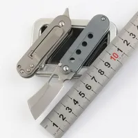 Serge Bean Small Tactical Folding Knife TC4 Hendle S35VN Tanto Blade Camping Hunting Survival Pocket Keychain EDC Tools Man Collec305C