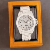 Twf40mm Montre de Luxe Mens Watches Swiss 2824 자동 기계 움직임 904L Fine Steel Watch Case Swarovski Babysbreath Diamond Watch Wristwatches