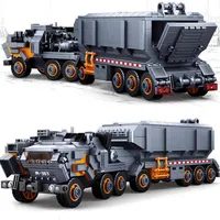 Sluban Wandering Earth transport truck carrier vehicle car sets model building blocks city technical Christmas birthday Gifts X050255m