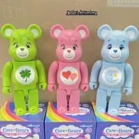 Bearbrick Bistent Lost Block Bear Rainbow Love Doll Doll Made Ornament Tide Play Blind Box Gift2898