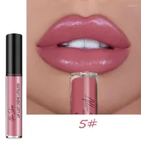 Lip Gloss Sexy Women Lipstick Cream Texture Waterproof Long Lasting Moist Vivid Colorful Makeup 12 Colors Maquiagem