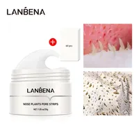 Lanbena New Style Blackhead Remover Nose Mask Pore Strip Mask Peeling Necne Treatent Black Deep Cleansing Skin Care1889