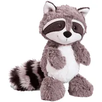 Peluche grigio da 25 cm Grey Plush Belield Raccoon Puscolo di animali da peluche morbido per ragazze bambini Baby Birthday Gift2211
