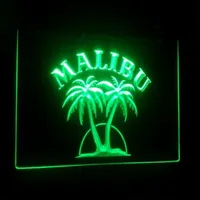 b21 Malibu Rum Neon Light Sign Decor Drop Whole 7 colors to choose294S