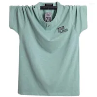 Camisetas para hombres Camiseta O-Neck Manga corta Camisa Slim Fit Loose Casual Summer Algodón transpirable Camiseta 5xl
