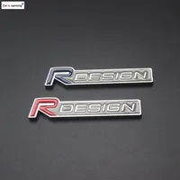 3D metaal zinklegering r ontwerp rdesign brief emblemen badges badges auto sticker auto styling sticking sticking voor Volvo V40 V60 C30 S60 S80 S90 XC60299M