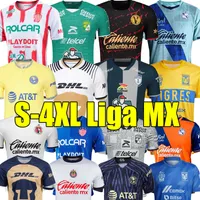 S-4XL 22/23 Liga MX Soccer Jerseys Club America Tigers Uanl Necaxa Puebla Leon Tijuana Pachuca Football Shirt 2022 2023 CA F. VINAS HENRY G. Ochoa Rodriguez Giovanani