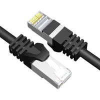 SSTP RJ45 CAT5E Korumalı Ethernet Kablosu Yüksek Hız 25/30 Metre 82.02/98.42ft İnternet LAN Ağı Yama Kablosu Yönlendirici Bilgisayar Bakır İletken